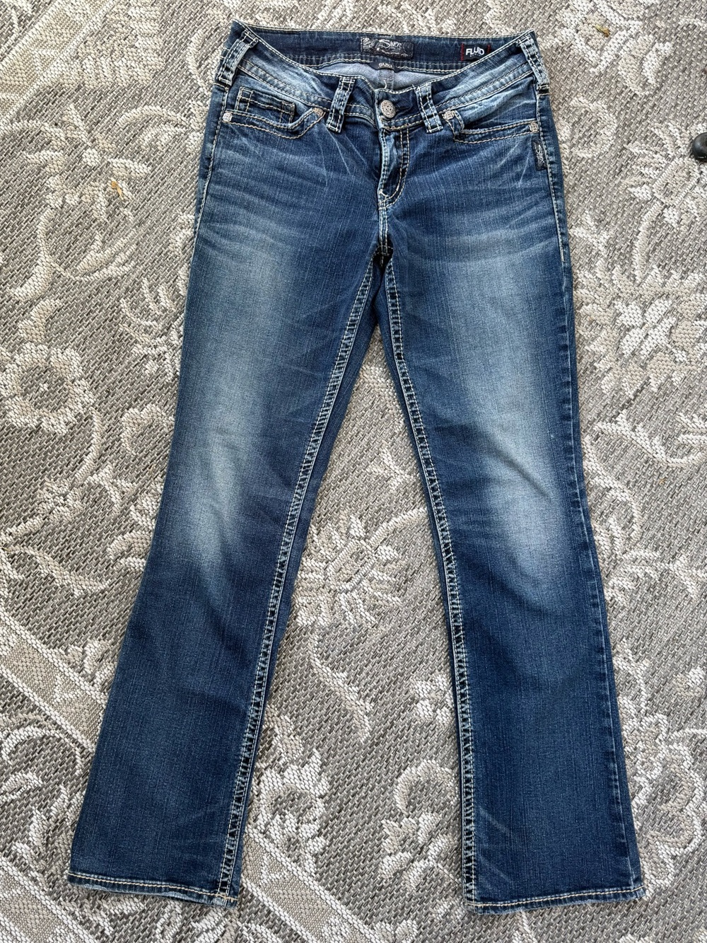 Suki Mid Slim Boot Cut Jeans, size 29W/31L